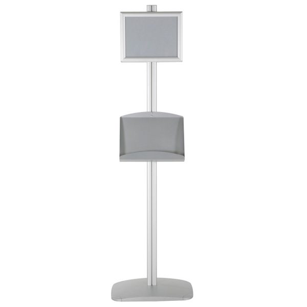 free-standing-stand-in-silver-color-with-2-x-8.5x11-frame-in-portrait-and-landscape-and-2-x-5.5x8.5-steel-shelf-double-sided-10