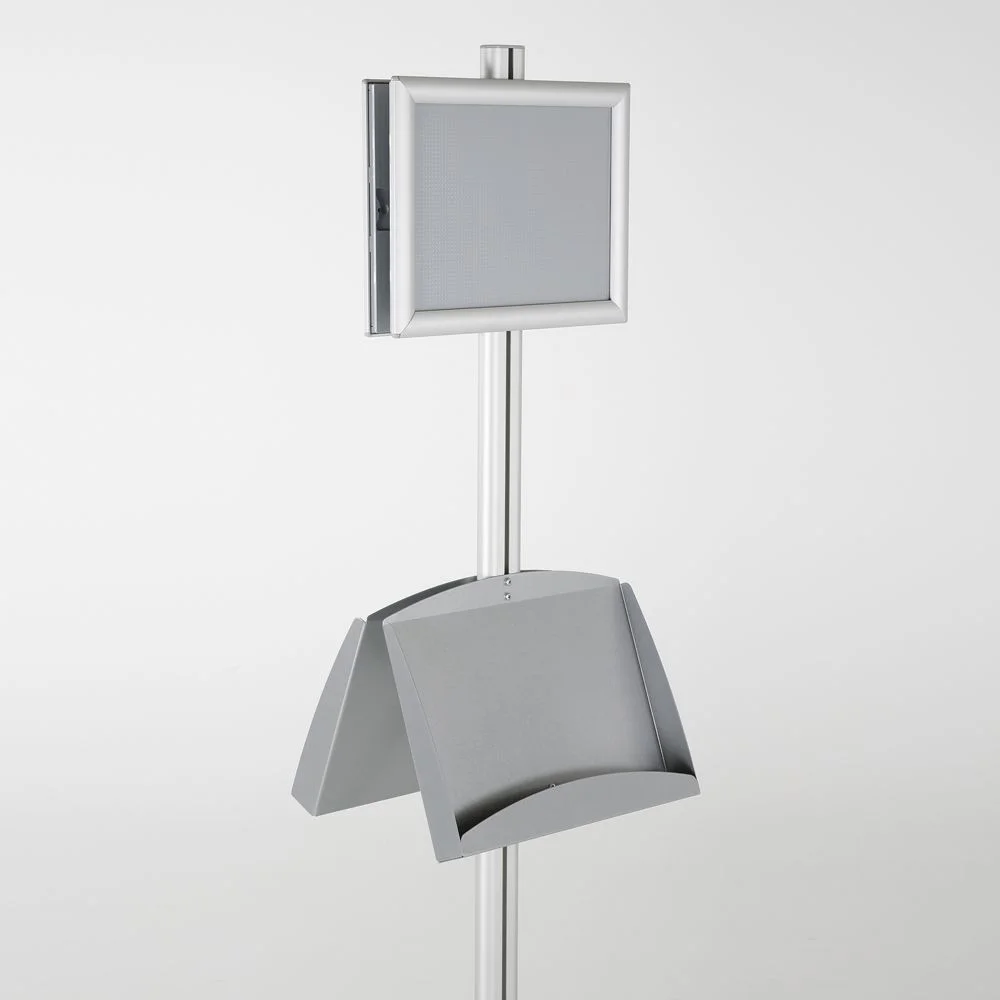 free-standing-stand-in-silver-color-with-2-x-8.5x11-frame-in-portrait-and-landscape-and-2-x-5.5x8.5-steel-shelf-double-sided-12