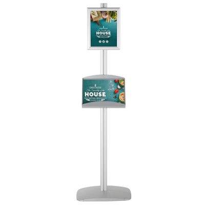 free-standing-stand-in-silver-color-with-2-x-8.5x11-frame-in-portrait-and-landscape-and-2-x-5.5x8.5-steel-shelf-double-sided-4