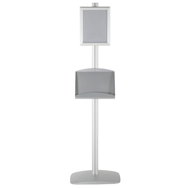 free-standing-stand-in-silver-color-with-2-x-8.5x11-frame-in-portrait-and-landscape-and-2-x-5.5x8.5-steel-shelf-double-sided-5