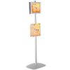 Free Standing Stand In Silver Color