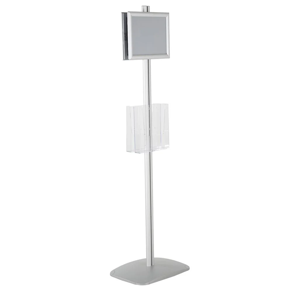 free-standing-stand-in-silver-color-with-2-x-8.5x11-frame-in-portrait-and-landscape-and-2-x-8.5x11-clear-pocket-shelf-double-sided-11 free-standing-stand-in-silver-color-with-2-x-8.5x11-frame-in-portrait-and-landscape-and-2-x-8.5x11-clear-pocket-shelf-double-sided-11