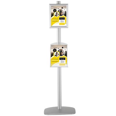 Free Standing Stand In Silver Color