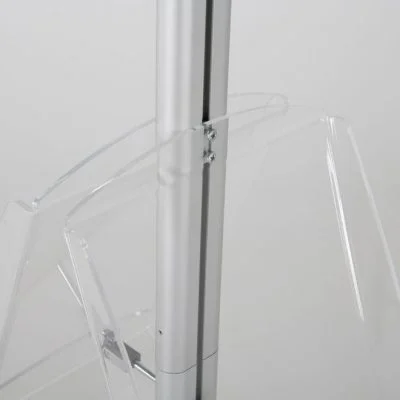 free-standing-stand-in-silver-color-with-2-x-8.5x11-frame-in-portrait-and-landscape-and-2-x-8.5x11-clear-shelf-in-acrylic-double-sided-8
