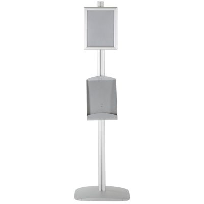 free-standing-stand-in-silver-color-with-2-x-8.5x11-frame-in-portrait-and-landscape-and-2-x-8.5x11-steel-shelf-double-sided-6