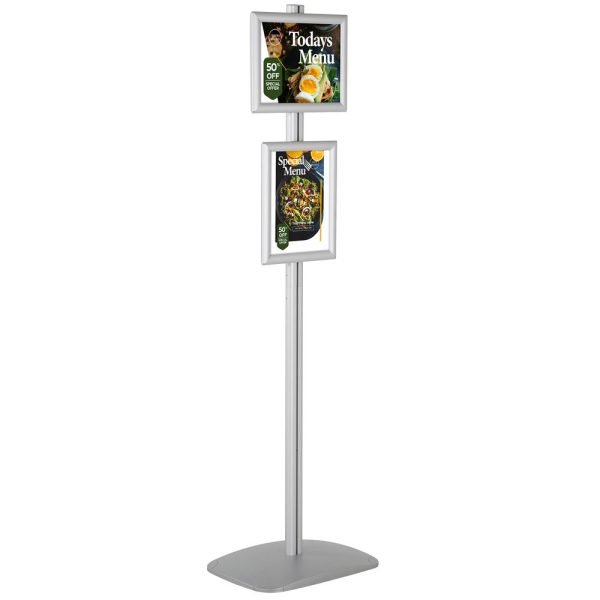 Free Standing Stand In Silver Color