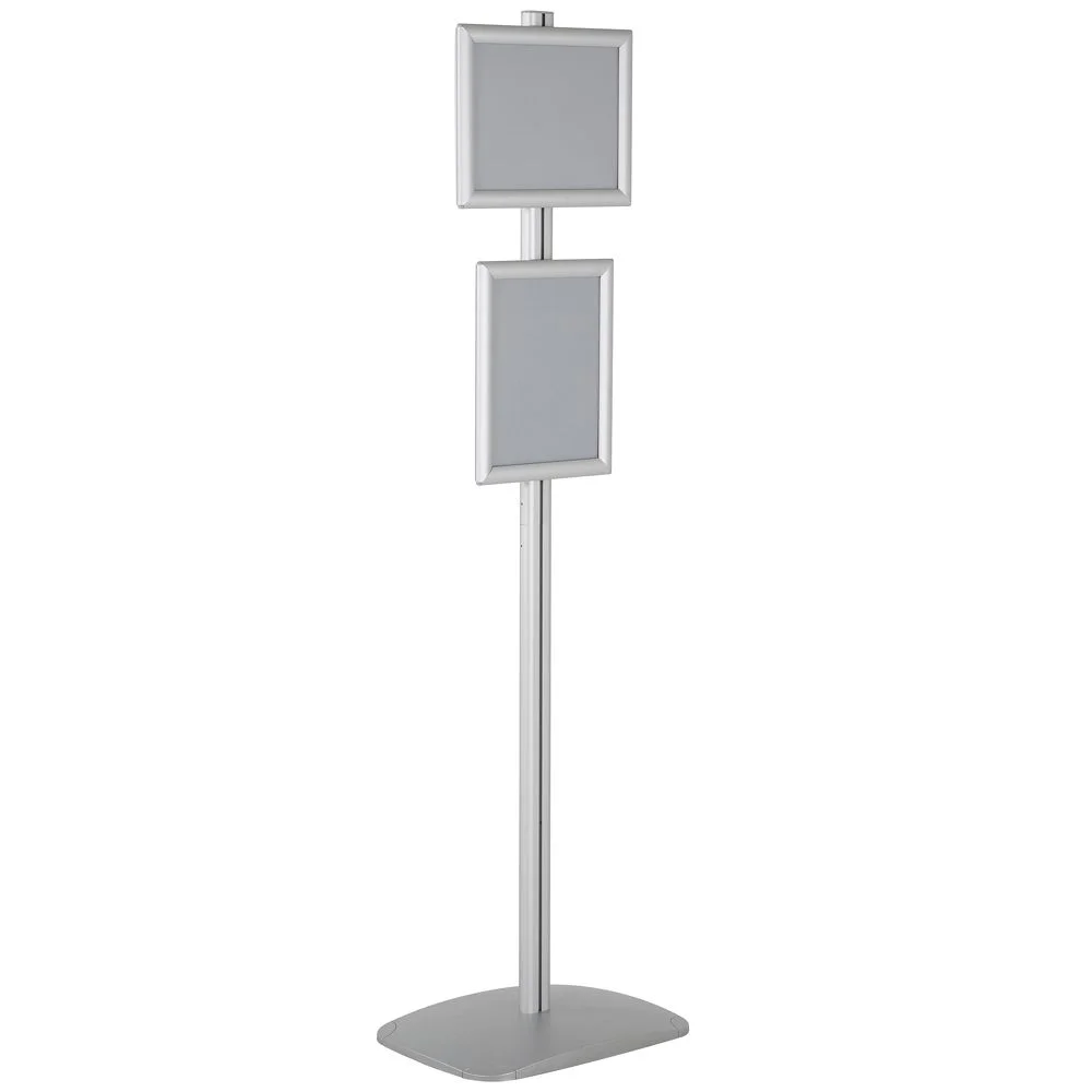 free-standing-stand-in-silver-color-with-2-x-8.5x11-frame-in-portrait-and-landscape-position-single-sided-12 free-standing-stand-in-silver-color-with-2-x-8.5x11-frame-in-portrait-and-landscape-position-single-sided-12