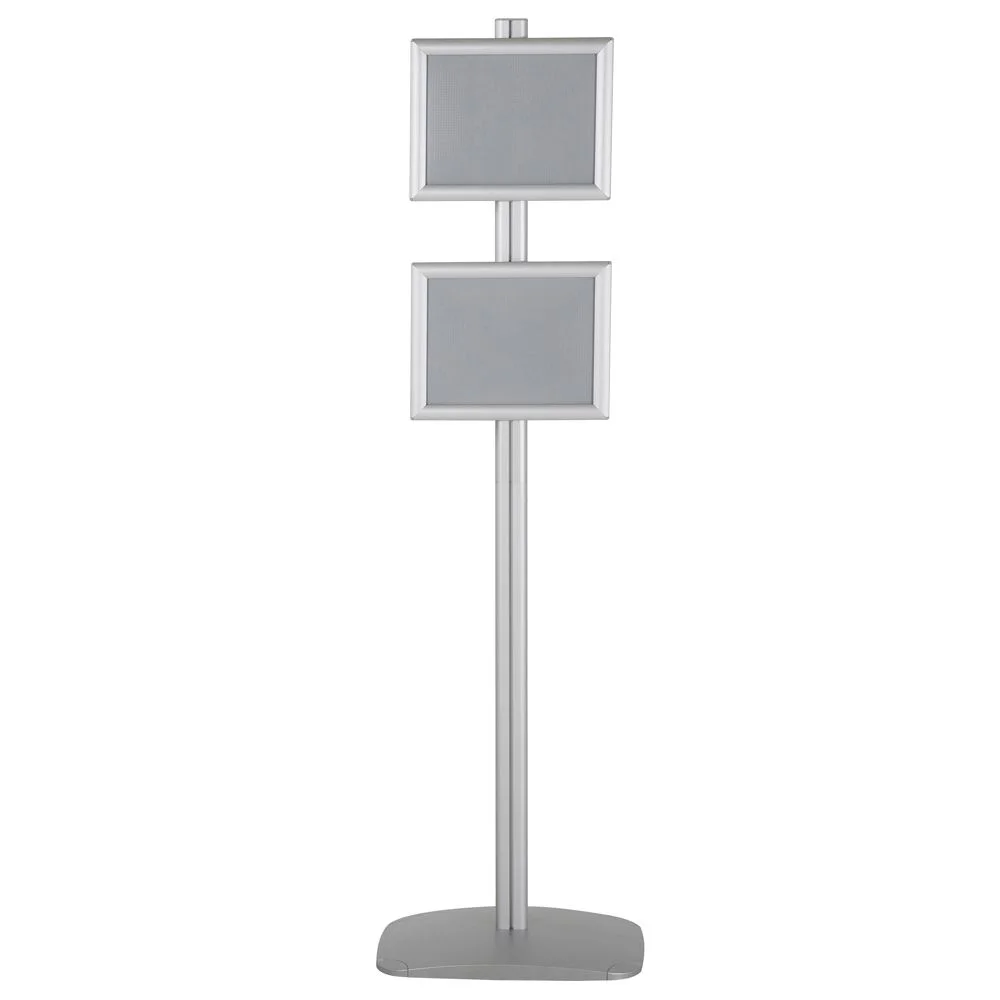 free-standing-stand-in-silver-color-with-2-x-8.5x11-frame-in-portrait-and-landscape-position-single-sided-16 free-standing-stand-in-silver-color-with-2-x-8.5x11-frame-in-portrait-and-landscape-position-single-sided-16