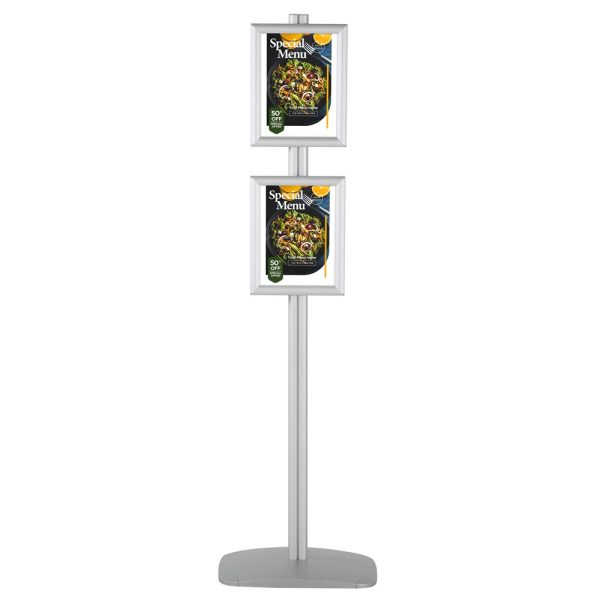 free-standing-stand-in-silver-color-with-2-x-8.5x11-frame-in-portrait-and-landscape-position-single-sided-4