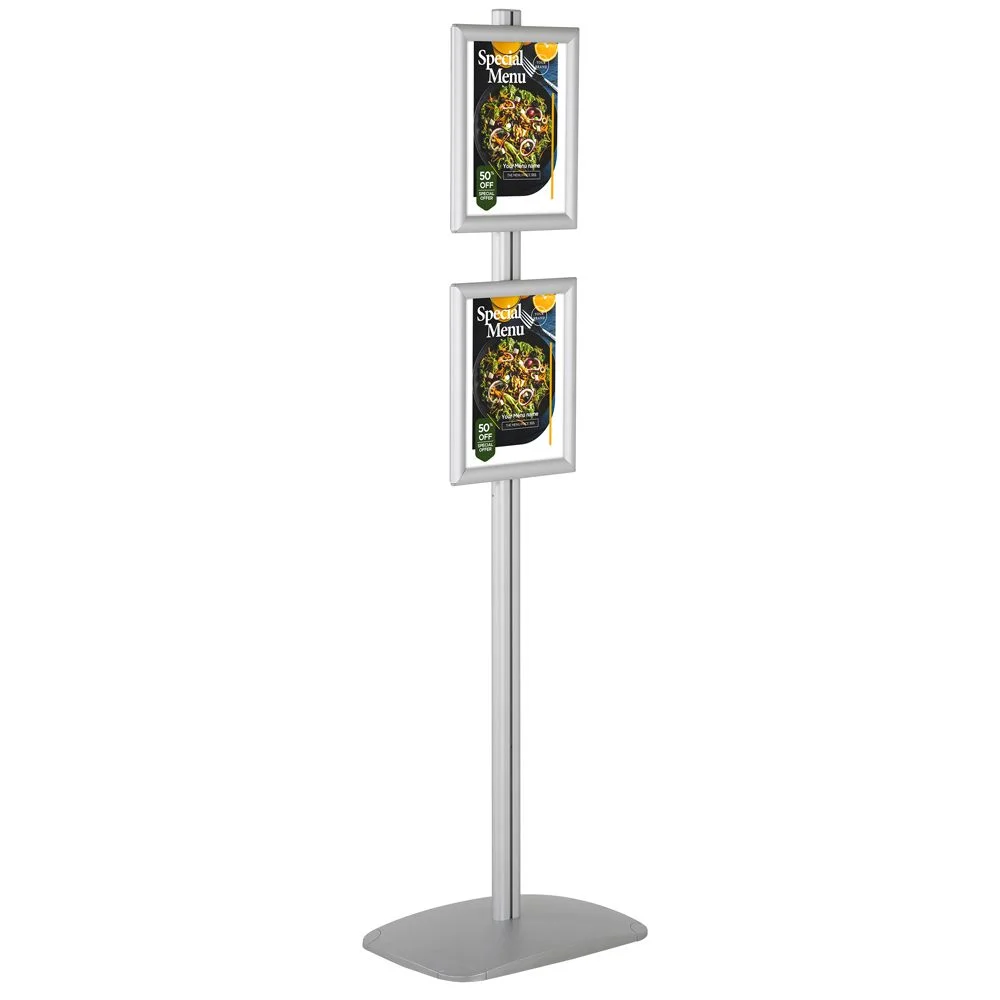 free-standing-stand-in-silver-color-with-2-x-8.5x11-frame-in-portrait-and-landscape-position-single-sided-5 free-standing-stand-in-silver-color-with-2-x-8.5x11-frame-in-portrait-and-landscape-position-single-sided-5