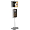 Free Standing Stand In Silver Color