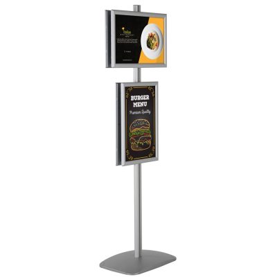 Free Standing Stand In Silver Color