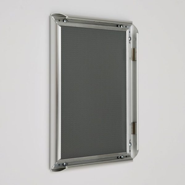 8.5x11 Snap Poster Frame - 1 inch Chrome Look Profile Mitered Corner