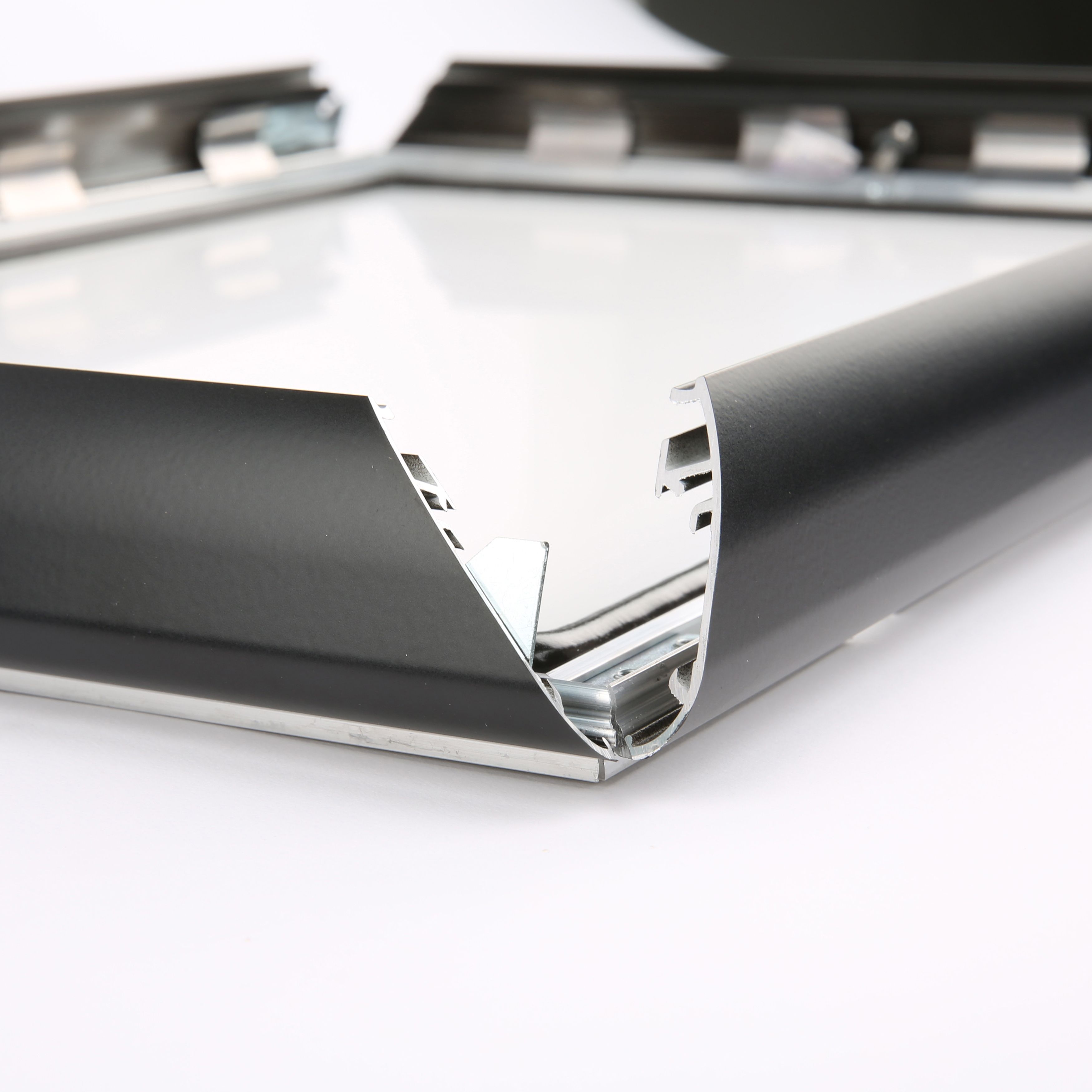 24×36 Lockable Weatherproof & Outdoor Snap Poster Frame 1.38″ Black