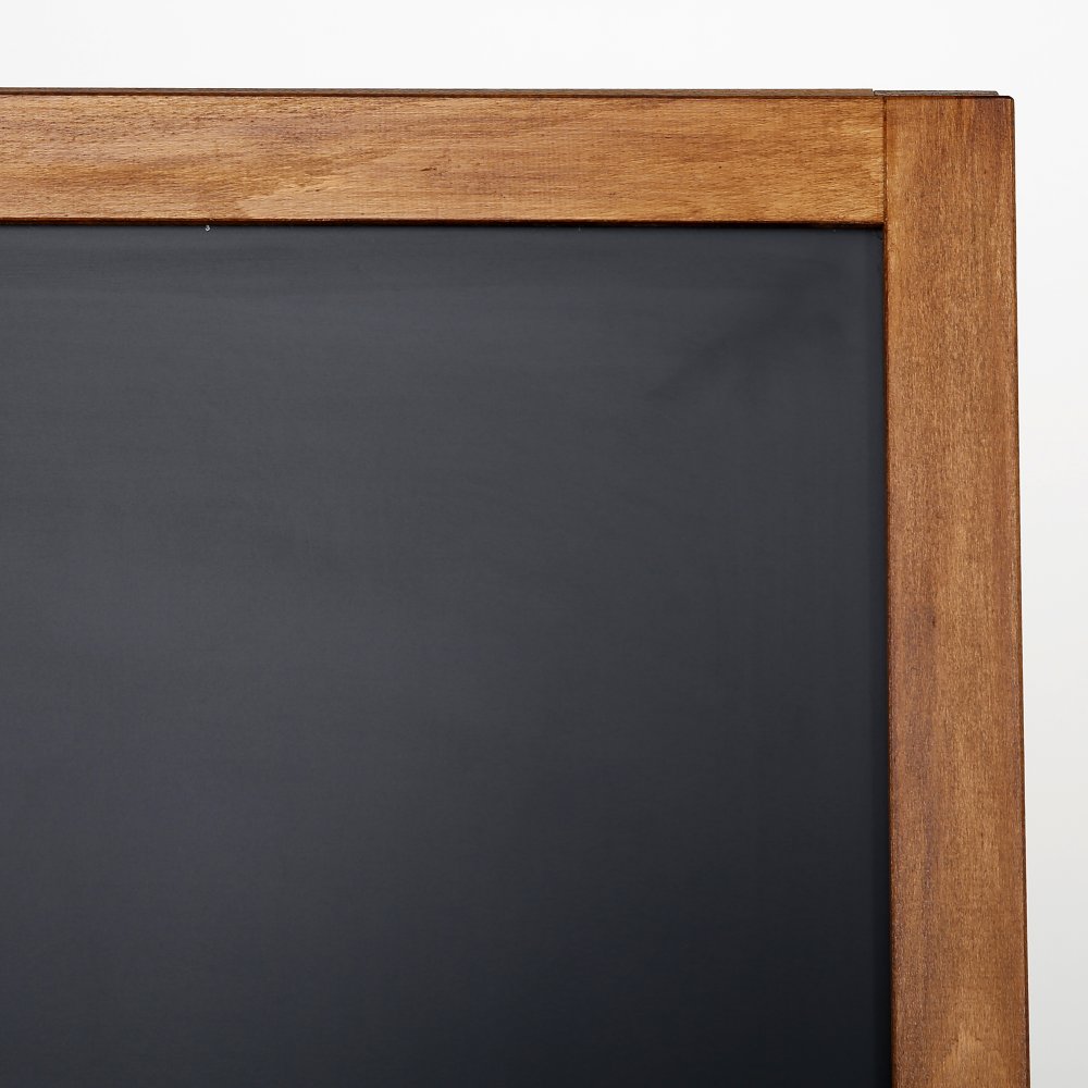 23.6″ x 47.25″ Wood A board outdoor, chalk surface, dark wood ...
