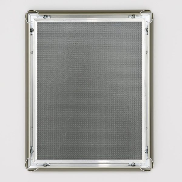 8.5x11 Snap Poster Frame - 1 inch Stainless Steel Look Effect Profile Mitered Corner