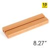 8.27" Card holder with 2 card holding angle, natural wood (10 pcs in a box)