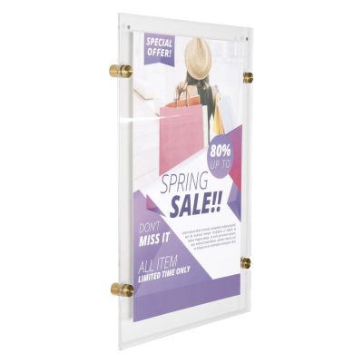 11x17-wall-mount-clear-acrylic-sign-holder-frame-brushed-gold-5-pcs-in-a-box (8)