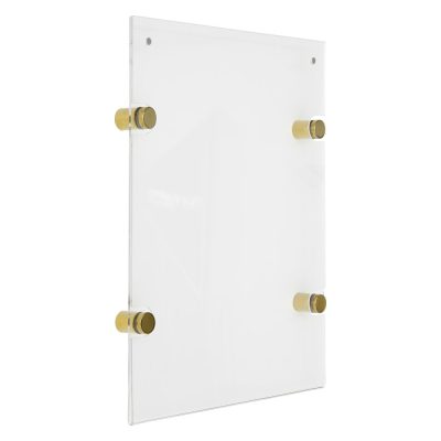 22x28-wall-mount-clear-acrylic-sign-holder-frame-chrome-gold (4)