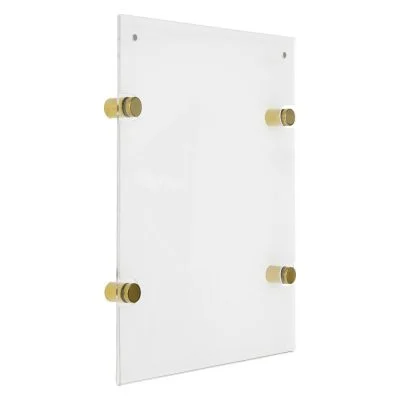 22x28-wall-mount-clear-acrylic-sign-holder-frame-chrome-gold (4)