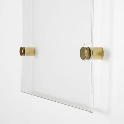 22x28-wall-mount-clear-acrylic-sign-holder-frame-chrome-gold (6)