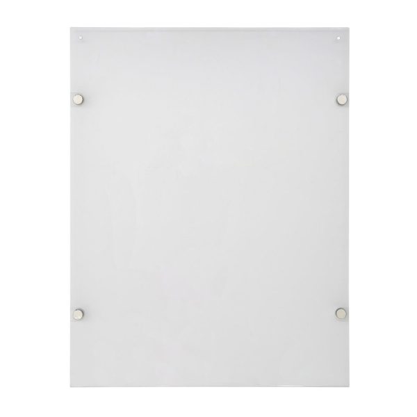 22x28-wall-mount-clear-acrylic-sign-holder-frame-chrome-silver (4)