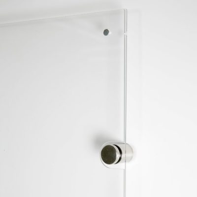 22x28-wall-mount-clear-acrylic-sign-holder-frame-chrome-silver (5)