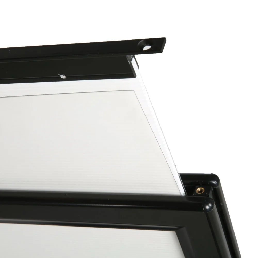 30w x 40h Slide-in WindPro Black Frame Black Water Base Sidewalk Sign (5) 30w x 40h Slide-in WindPro Black Frame Black Water Base Sidewalk Sign Showing How to slide posters in