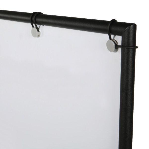 Banner SwingPro Sidewalk Sign with a black frame and black feet