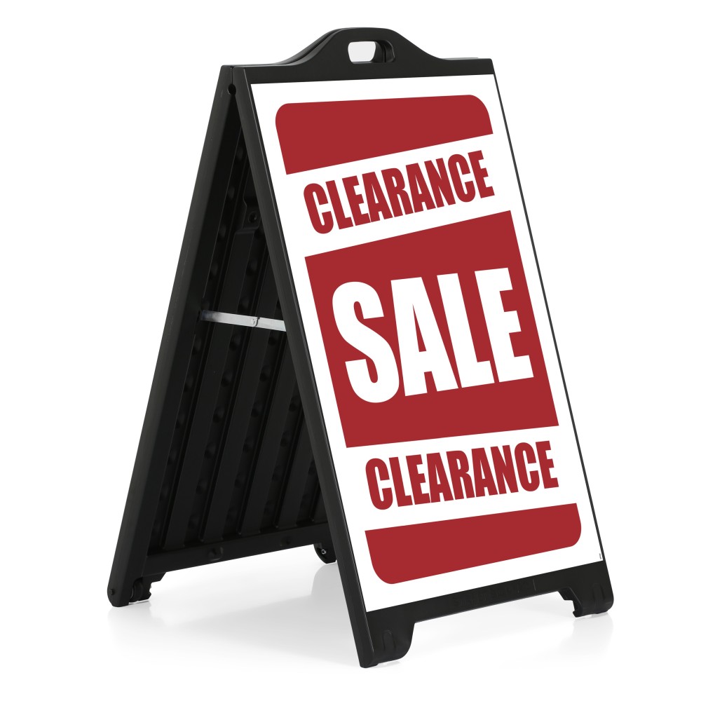Clearance Sale - SignPro Sidewalk Sign, Black - Displays Market