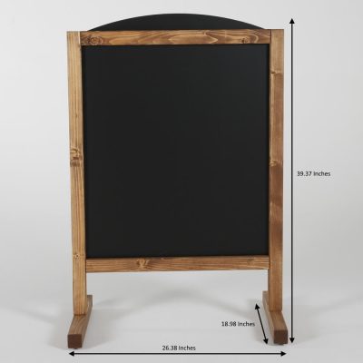 Maki Freestanding Wind resistant Sidewalk sign with magnetic chalkboard