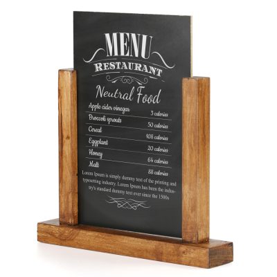 Wooden Menu Holder