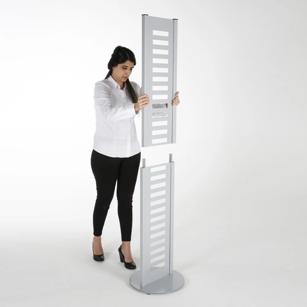 heavy-duty-literature-rack-8-pcs-acrylic-shelf-and-rotating-base-gray-85-11-a4 (3)