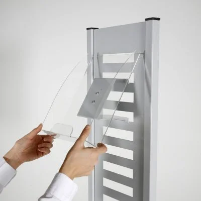 heavy-duty-literature-rack-8-pcs-acrylic-shelf-and-rotating-base-gray-85-11-a4 (5)