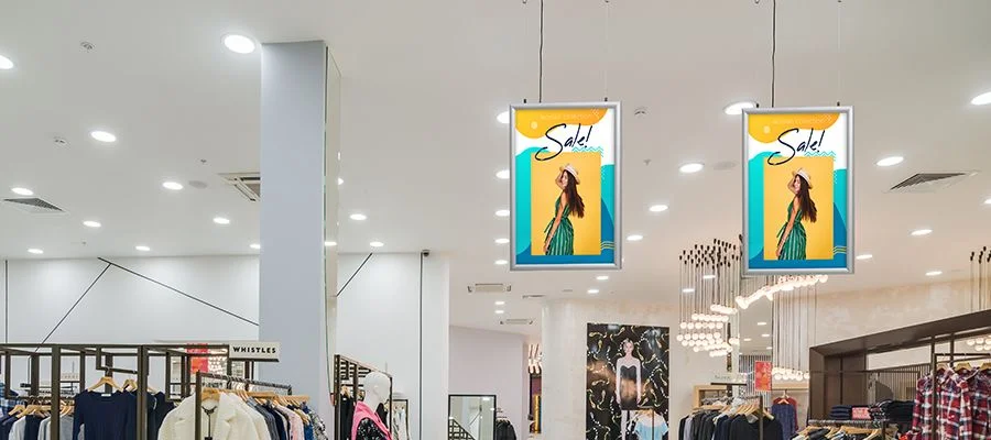 double sided poster frame