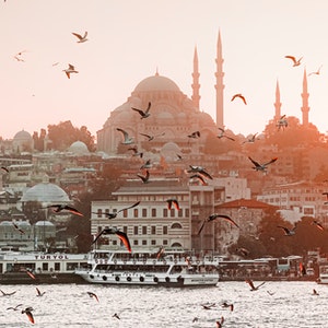 shot of istanbul, turkey