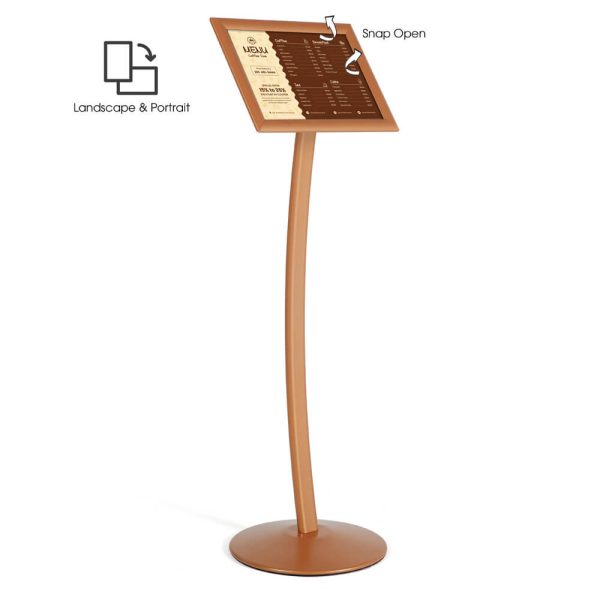 pedestal-sign-holder-restaurant-menu-board-floor-standing-11x17-copper (2)