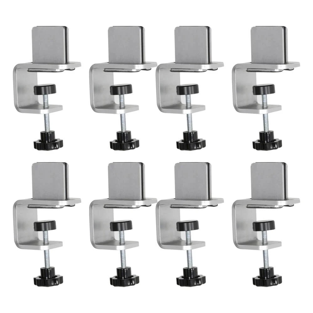 Mid Section C-Clamp Kit for Table Panel Separator - 8 Pieces