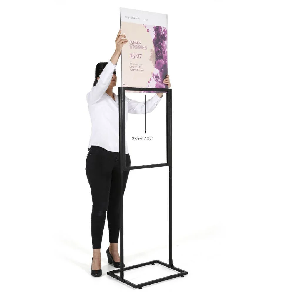 18w-x-24h-metal-poster-display-stand-with-1-tier-black (3) 18w-x-24h-metal-poster-display-stand-with-1-tier-black (3)
