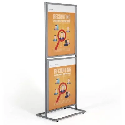 22w-x-28h-metal-eco-infoboard-with-2-tier-silver (1)