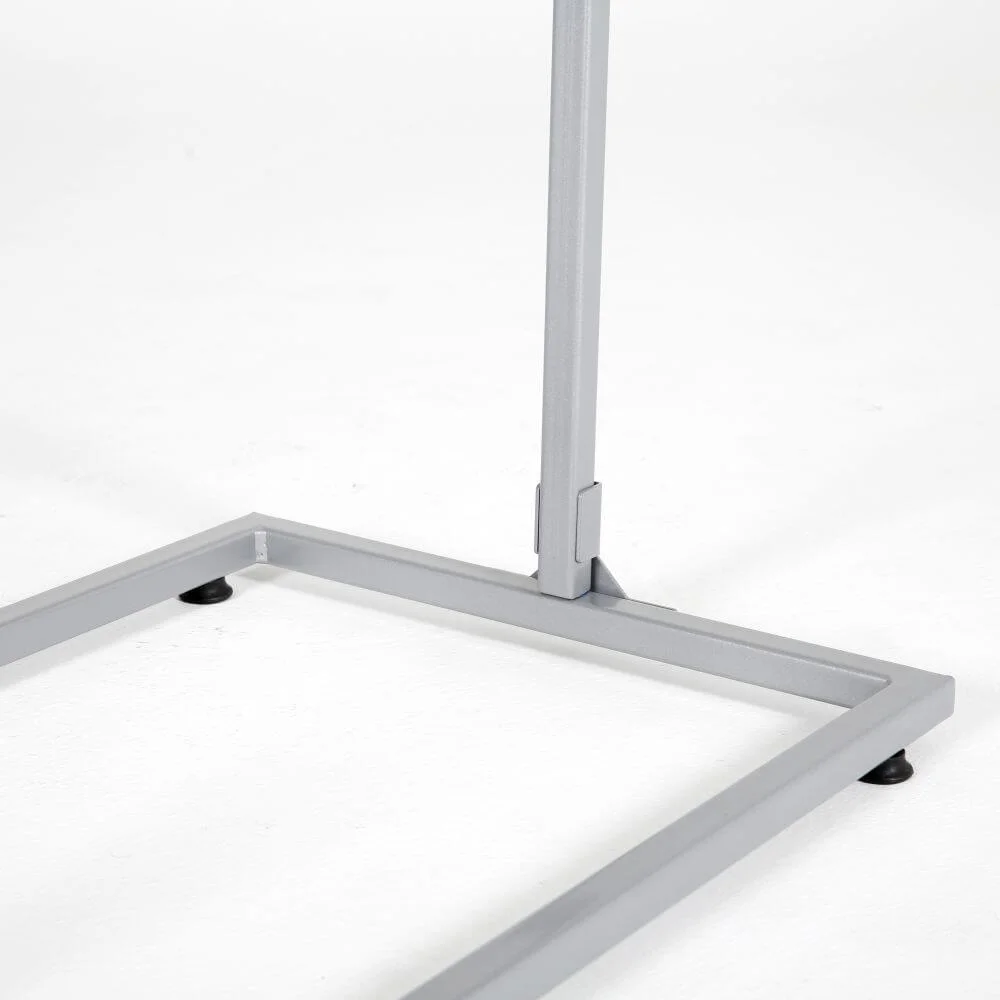 UIBM20G124X2000-8 base of the metal eco infoboard with 1 tier