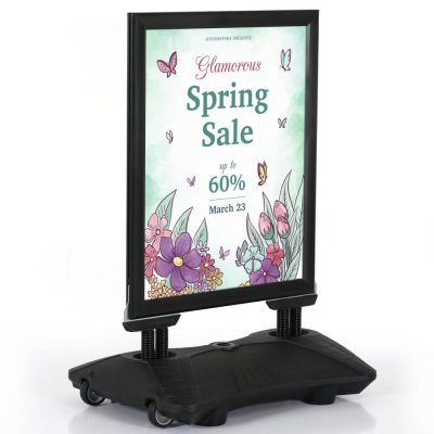 Weather/Wind Resistant Outdoor Pavement Sidewalk Sign