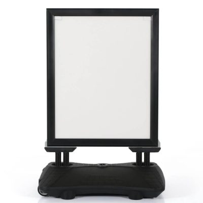 Black Weather/Wind Resistant Sidewalk Sign Holder