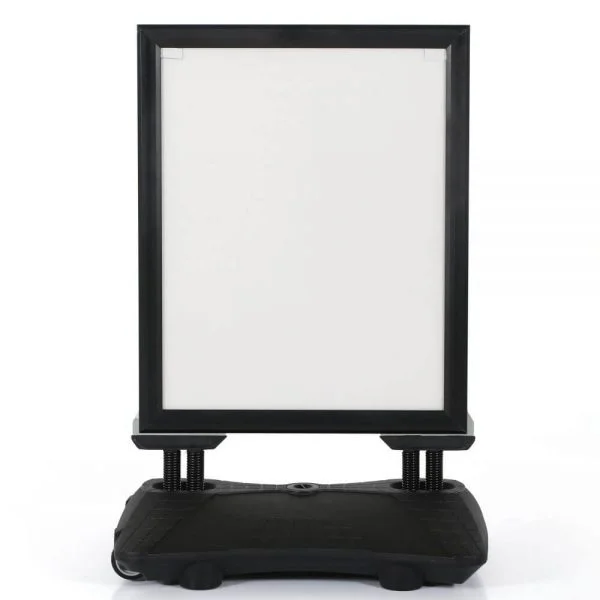 Black Weather/Wind Resistant Sidewalk Sign Holder
