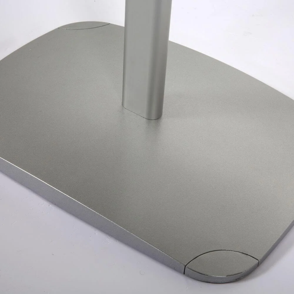 pedestal-sign-holder-with-clear-brochure-holder-silver-8-5x11-inch-floor-standing (5) Pedestal Sign Holder with Clear brochure holder base