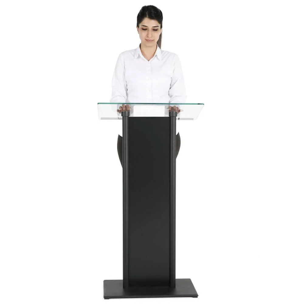 tempered-clear-glass-podium-with-aluminum-front-panel-black-lectern-pulpit-desk (3) tempered-clear-glass-podium-with-aluminum-front-panel-black-lectern-pulpit-desk (3)