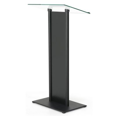tempered-clear-glass-podium-with-aluminum-front-panel-black-lectern-pulpit-desk (4)