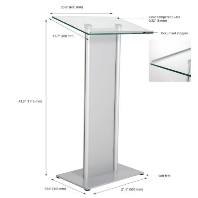tempered-clear-glass-podium-with-aluminum-front-panel-silver-lectern-pulpit-desk (2)