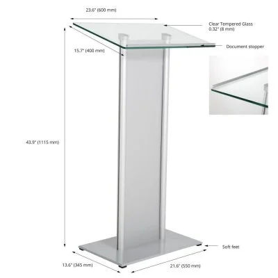 tempered-clear-glass-podium-with-aluminum-front-panel-silver-lectern-pulpit-desk (2)