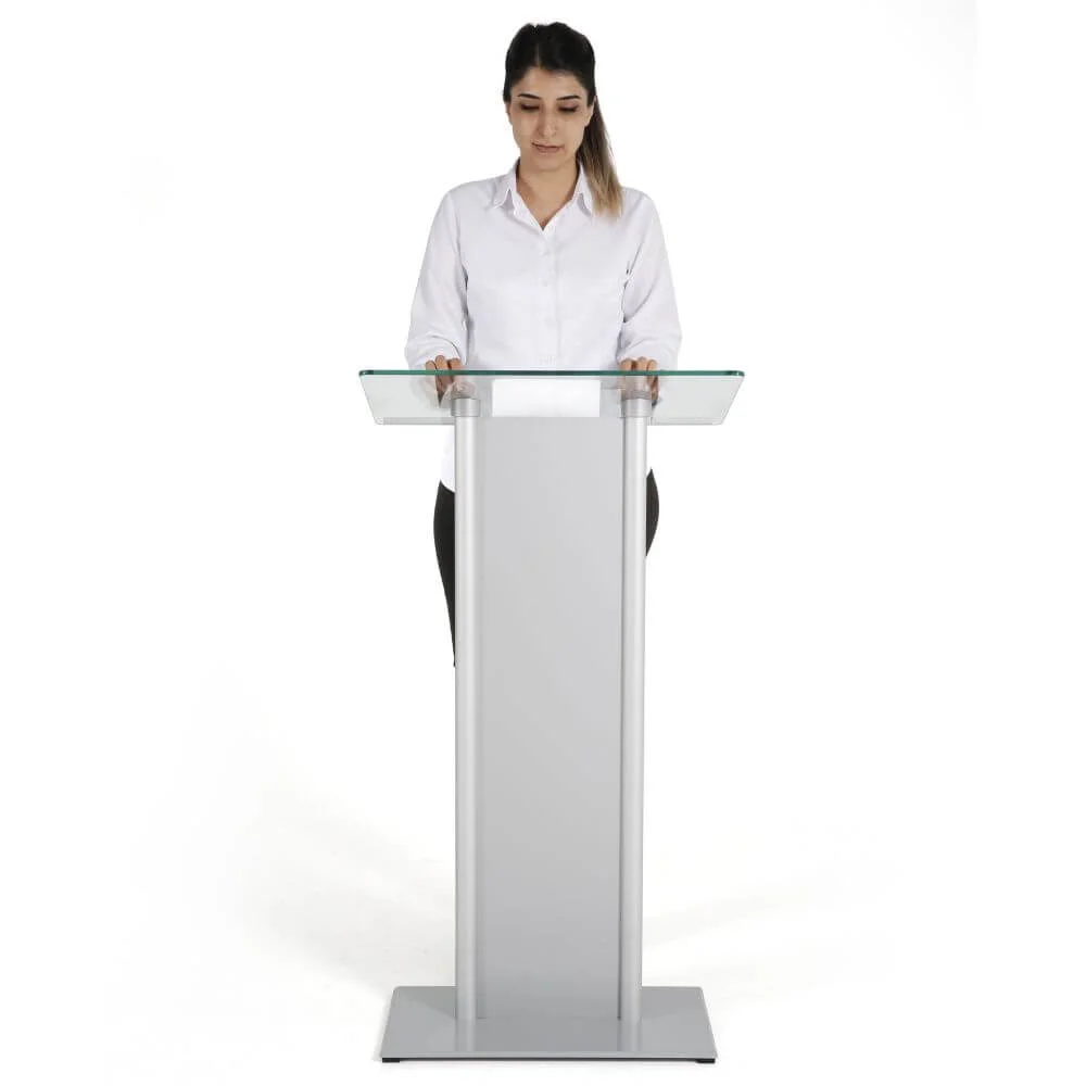 tempered-clear-glass-podium-with-aluminum-front-panel-silver-lectern-pulpit-desk (3) tempered-clear-glass-podium-with-aluminum-front-panel-silver-lectern-pulpit-desk (3)